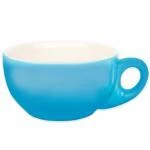 220ml Sky Blue Cappuccino Cup Set Premier Tazze β Italian Range