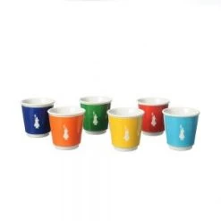 Bialetti Super Color Espresso Original 6 Cup Set