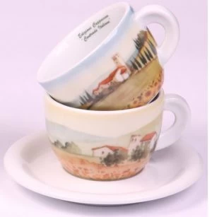 Contrade Italiane Cappuccino Cups (Set 2)