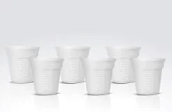 Bialetti 6 Cups Set Crisp White Espresso-BICCHIERINO