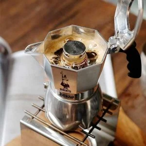 Bialetti Silver Moka Brikka 2cup Espresso Maker - Image 4
