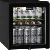 Schmick Glass Door Mini Bar Fridge With Lock – 38 Cans – Model HUS-SC50AB