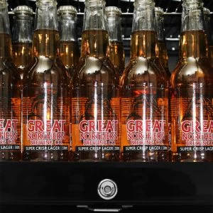 Schmick Black Tropical Double Glazed Glass Door Bar Fridge - Image 5