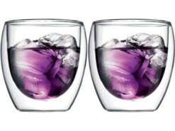 Bodum Pavina 8oz Glass 2pc