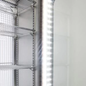 Schmick Golden Fleece Fuel Pump Skinny Glass Door Upright Cool Retro Bar Fridge - Image 2