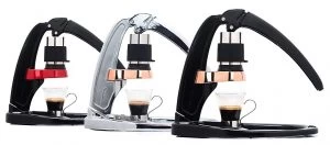 Flair Classic Black/Red Manual Press Single Head