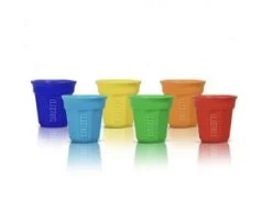 Bialetti Super Color Espresso Octagonal 6 Cup Set