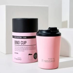 Fressko 8oz Bino Floss Pink Reusable Cup - Image 2