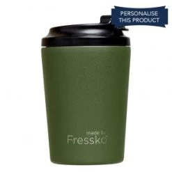 Fressko 12oz Camino Khaki Green Reusable Cup