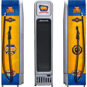 Schmick Golden Fleece Fuel Pump Skinny Glass Door Upright Cool Retro Bar Fridge - Image 7