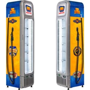 Schmick Golden Fleece Fuel Pump Skinny Glass Door Upright Cool Retro Bar Fridge - Image 10