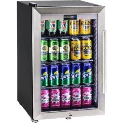 Schmick Tropical Triple Glazed Outdoor Alfresco Glass Door Bar Fridge 70 Litre – Model HUS-SC70L-SS