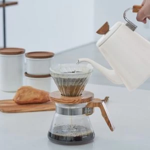Hario V60 Glass Dripper 01 β Olive Wood - Image 2