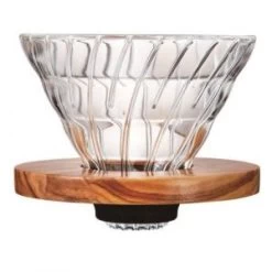 Hario V60 Glass Dripper – 02 – Olive Wood