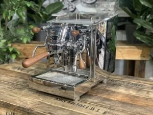 Izzo Vivi PID 1 Group Flick Taps Stainless With Timber Kit – New - Image 3