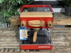 La Marzocco Linea Mini 1 Group New β Red & Timber