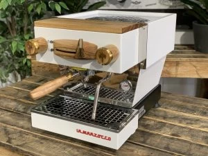 La Marzocco Linea Mini 1 Group New – White & Timber - Image 2