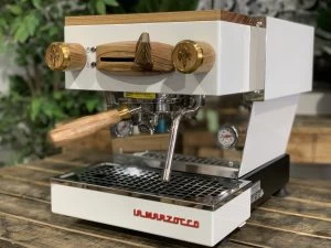 La Marzocco Linea Mini 1 Group New – White & Timber - Image 3