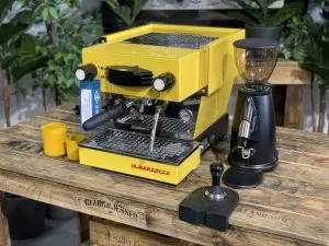 La Marzocco Linea Mini Yellow & Macap M2M Black Package – New - Image 3