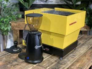 La Marzocco Linea Mini Yellow & Macap M2M Black Package – New - Image 7