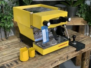La Marzocco Linea Mini Yellow & Macap M2M Black Package – New - Image 12