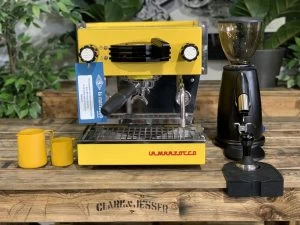 La Marzocco Linea Mini Yellow & Macap M2M Black Package – New - Image 13