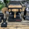 La Marzocco Linea Mini Black W. Timber & Mazzer Mini E Package