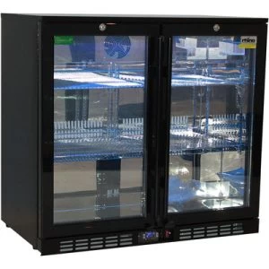 Rhino Night Club Commercial Multi Light Coloured Black 2 Door Bar Fridge – Model SG2H-NC - Image 7