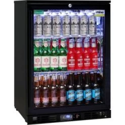 Rhino Night Club Commercial Multi Light Colored Black 1 Door Bar Fridge – Model SG1R-NC