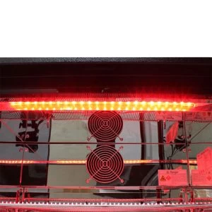 Rhino Night Club Commercial Multi Light Colored Black 1 Door Bar Fridge – Model SG1R-NC - Image 6