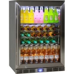 Rhino Glass Door 129L Alfresco Bar Fridge With LOW E Glass – Model GSP1H-840-SS