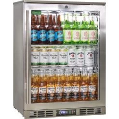 Rhino Stainless Steel 1 Heated Glass Door Bar Fridge With Brand Parts And Low Energy Consumption – Model SG1R-HD