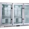 Rhino Stainless Steel 3 Door Heated Glass Bar Fridge Model SG3H-HD – Model SG3H-HD