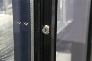 Rhino Black Glass Sliding Under Bench 2 Door Bar Fridge Energy Efficient LG Compressor - Image 10