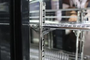 Rhino Black Glass Sliding Under Bench 2 Door Bar Fridge Energy Efficient LG Compressor - Image 13