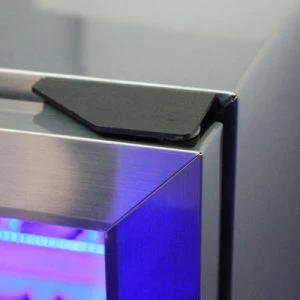 Schmick Black Bar Fridge Tropical Rated With Heated Glass And Triple Glazing 1 Door – Model SK118L-B - Image 4