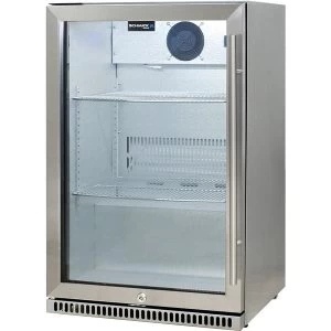 Schmick 304 Stainless Steel Bar Fridge Tropical Rated With Heated Glass And Triple Glazing – Model SK118L-SS - Image 5