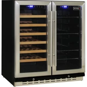 Schmick Under Bench Beer And Wine Dual Zone Bar Fridge – Model JC165 - Image 3