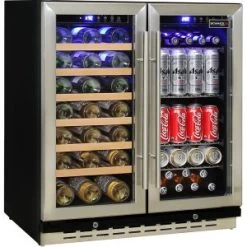 Schmick Under Bench Beer And Wine Dual Zone Bar Fridge – Model JC165