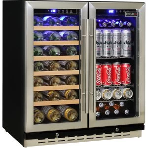 Schmick Under Bench Beer And Wine Dual Zone Bar Fridge – Model JC165