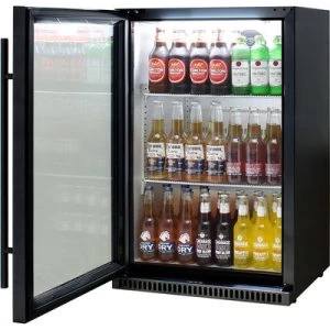 Schmick Black Bar Fridge Tropical Rated With Heated Glass And Triple Glazing 1 Door – Model SK118L-B - Image 11