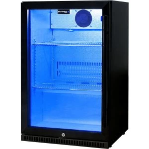 Schmick Black Bar Fridge Tropical Rated With Heated Glass And Triple Glazing 1 Door – Model SK118L-B - Image 6