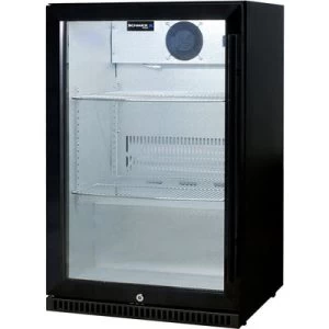 Schmick Black Bar Fridge Tropical Rated With Heated Glass And Triple Glazing 1 Door – Model SK118L-B - Image 7