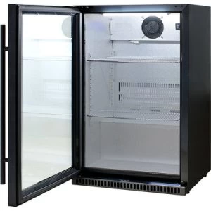 Schmick Black Bar Fridge Tropical Rated With Heated Glass And Triple Glazing 1 Door – Model SK118L-B - Image 8