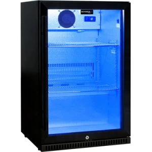 Schmick Black Bar Fridge Tropical Rated With Heated Glass And Triple Glazing 1 Door – Model SK118R-B - Image 6