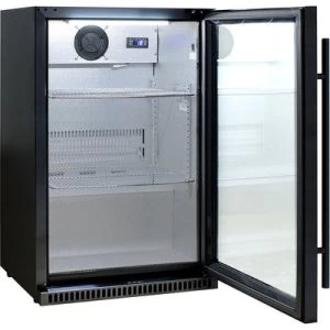 Schmick Black Bar Fridge Tropical Rated With Heated Glass And Triple Glazing 1 Door – Model SK118R-B - Image 8