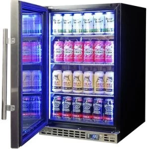 Schmick Skinny Upright Glass Door Bar Fridge Triple Glazed LOW E Glass, Lock And Brand Parts β Model SS-P160FA - Image 10