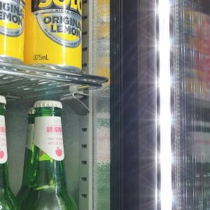 Schmick Glass Door Skinny Tall Upright Display Bar Fridge – 135 Litre In Stock - Image 4