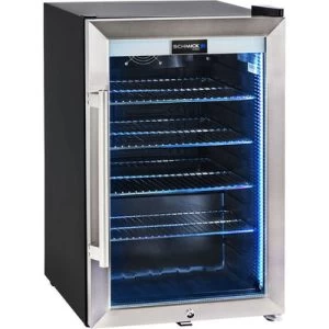 Schmick Tropical Triple Glazed Outdoor Glass Bar Fridge 70 Litre – Model HUS-SC70-SS - Image 3